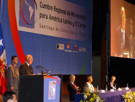 Clausura Cumbre Regional de Microcrédito