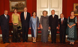 Visita de la Reina Beatrix de los Países Bajos, Cena