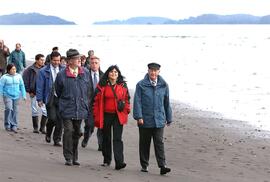 Presidente Lagos recorre Bahía Tic-Toc