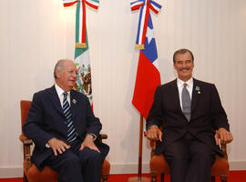 Reunión Presidentes de Chile y Mexico