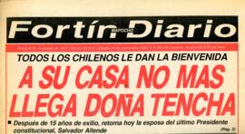 Diario Fortín Mapocho: A Su Casa No Mas Llega Doña Tencha