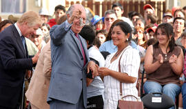 Inauguración de 140 viviendas sociales de la Villa Los Ediles y Villa Los Alcaldes, Paillaco