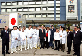 Ceremonia de exportación de carne bovina a Japón e Israel