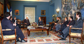 Reunión del Presidente de la República con Integrantes de Comisión de Prisión Política y Tortura