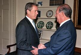 Reunión con el Presidente George W. Bush