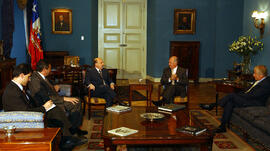 Presidente Lagos Recibe a Ministro de Defensa Argentino
