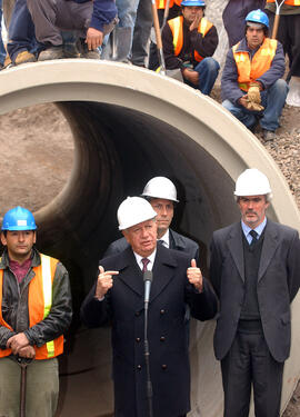 Visita a Obras de Construcción de Colector SAB