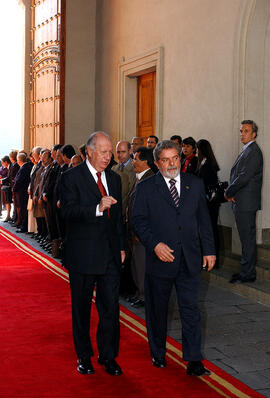 Honores a Los Presidentes de Chile y Brasil
