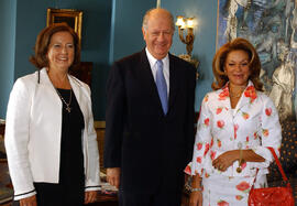 Presidente Ricardo Lagos con Ministra de Relaciones Exteriores de Paraguay