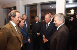 Presidente Lagos Visita Banco Central Europeo