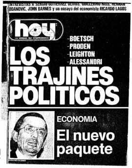 Herencia Neoliberal y Estrategia Económica. Artículo de Ricardo Lagos