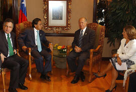 Reunión Presidentes de Chile y Perú