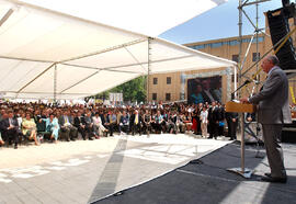 Inauguración Biblioteca de Santiago