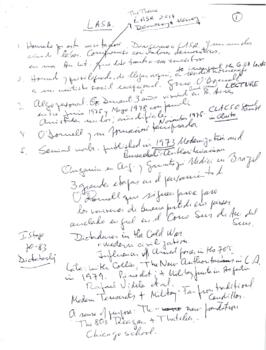 Lasa. Anotaciones de Ricardo Lagos