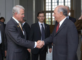 Reunión Presidente Lagos y Rey Carlos XVI Gustavo de Suecia