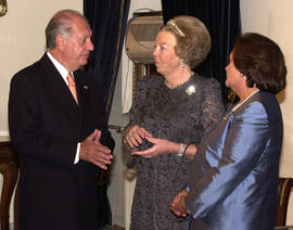 Visita de la Reina Beatrix de los Países Bajos, Cena