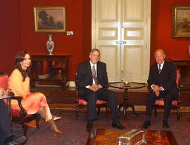 Audiencia del Presidente de la República con el Presidente de Argentina