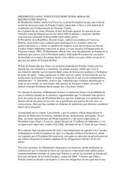 Conferencia prensa conjunta con Presidente de Polonia