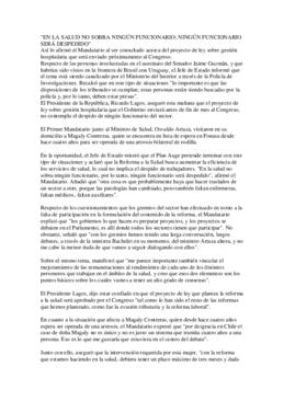 Visita a usuaria de Fonasa que espera ser operada