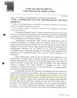 Lagos con relación a perjudicados por cobranzas extra judiciales: Voy a terminar con los abusos h...