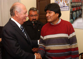 Primer Mandatario Ricardo Lagos se Reúne con Presidente Electo de Bolivia