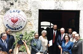 Presidente Ricardo Lagos visita la ciudad de Santo Domingo