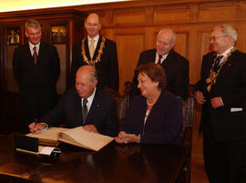 Entrega Grado de Doctor Honoris Causa por Universidad de Leipzig al Presidente Lagos