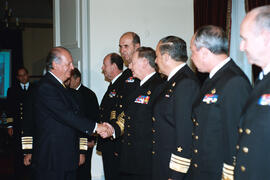 Recibe en audiencia al Comandante en Jefe de la Armada