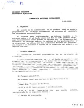 Convención Nacional Programática