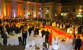 Cena en Honor de Reyes de España