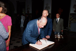 Visita de Estado a Portugal - reunión con Jorge Sampaio