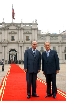 Ceremonia de Bienvenida y Audiencia con el Presidente de Portugal