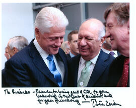 Encuentro de Bill Clinton y Ricardo Lagos