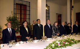 Cena en honor del Presidente de Venezuela