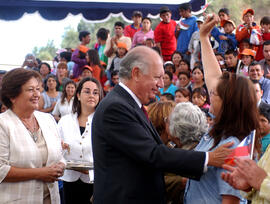 Encuentro del Presidente de la República con Pobladores Erradicados Campamentos Cerro San Miguel