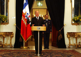 Presidente Lagos sostuvo Encuentro con la Prensa