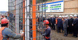 Visita a las obras del Proyecto IV Etapa de Merval