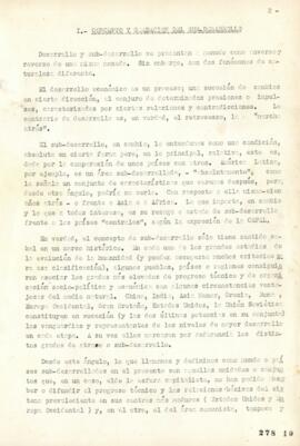 Concepto y Gradación del Subdesarrollo. Apunte