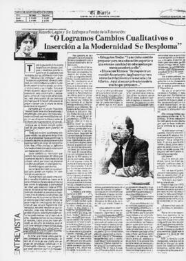 O logramos cambios cualitativos o inserción a la modernidad se desploma