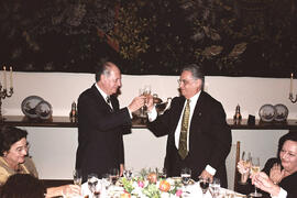 Cena privada ofrecida por el Presidente de Brasil