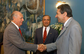 Presidente Ricardo Lagos recibe en Audiencia al Gobernador de Salta