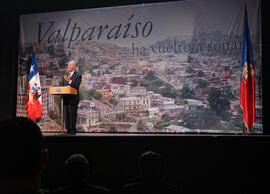 Presidente de la República Recibe nombramiento de Ciudadano Ilustre de Valparaíso