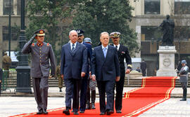 Ceremonia de Bienvenida y Audiencia con el Presidente de Portugal