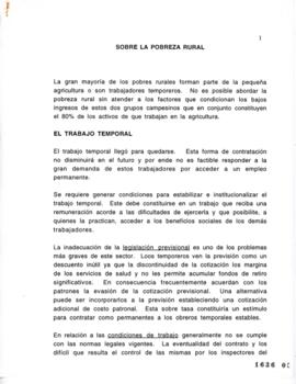 Temas Candidatura Presidencial de Ricardo Lagos Pobreza Rural