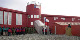 Inauguración de las obras de remodelación de la Base Antártica, Bernardo O"Higgins