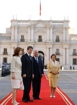 Recibimiento al Presidente de Bulgaria