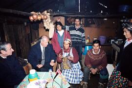 Visita a familias Pehuenches (hermanas Quintraman) Ralco