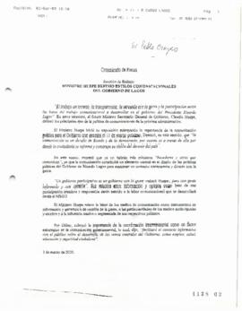 Reunión de Reñaca: Ministro Huepe definió estilos comunicacionales del gobierno de Lagos. Comunic...