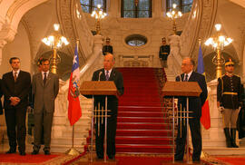 Reunión Presidentes de Chile y Rumania