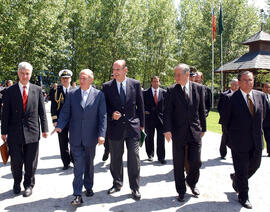 Inauguración de la XII Feria Internacional Forestal, Celulosa y Papel, Expo Corma 2003, Coronel